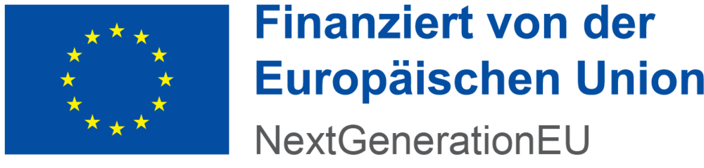Logo Finanziert von der Europäischen Union - NextGenerationEU