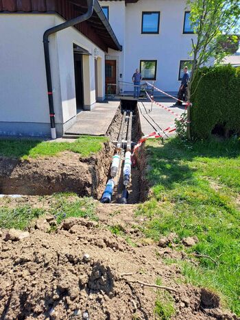 Dieses Haus wird klimafit: Anschluss an das Nahwärmenetz 